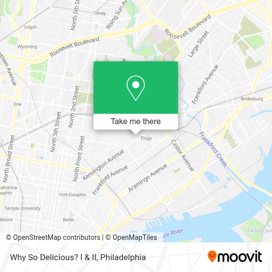 Why So Delicious? I & II map