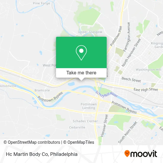 Hc Martin Body Co map