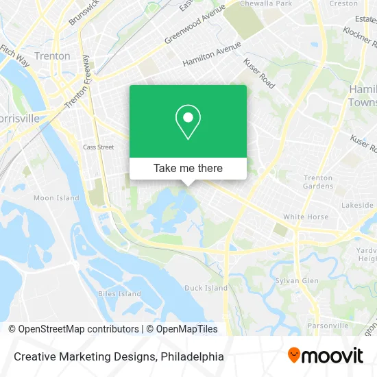 Creative Marketing Designs map