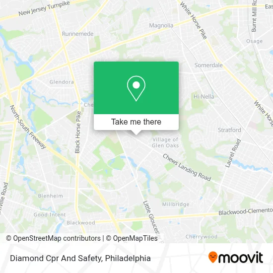 Diamond Cpr And Safety map