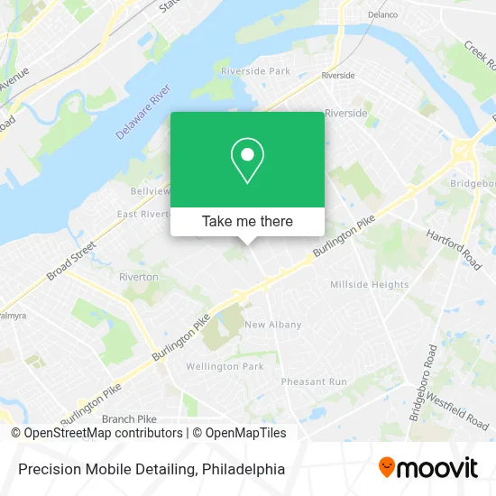 Precision Mobile Detailing map