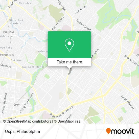 Usps map