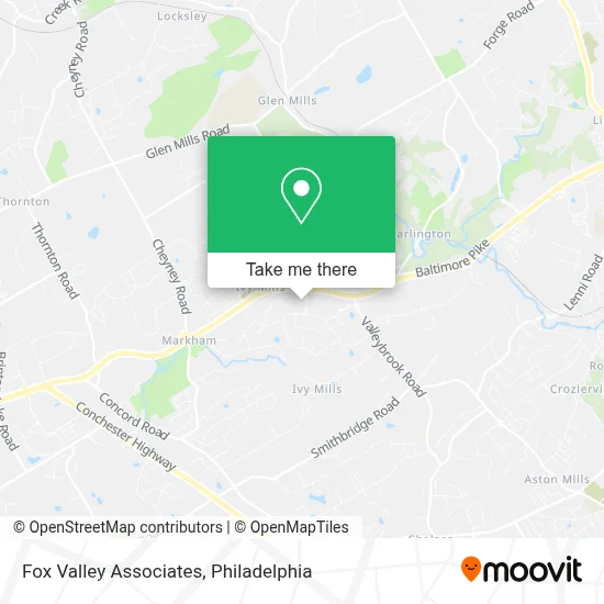 Fox Valley Associates map