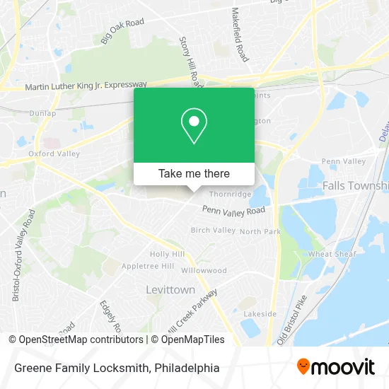 Greene Family Locksmith map