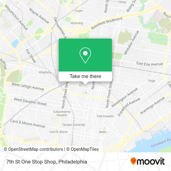 7th St One Stop Shop map