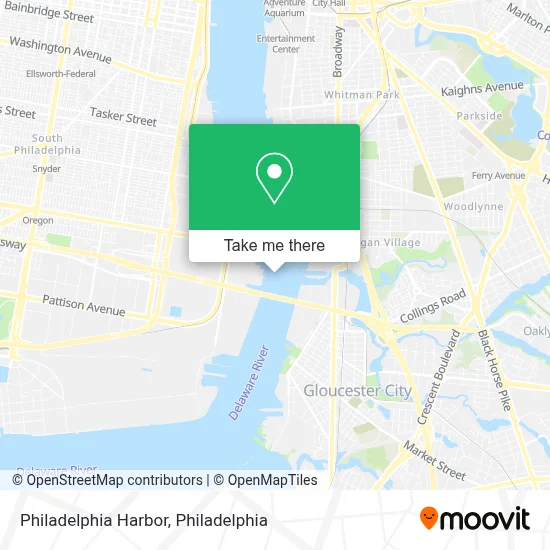 Philadelphia Harbor map