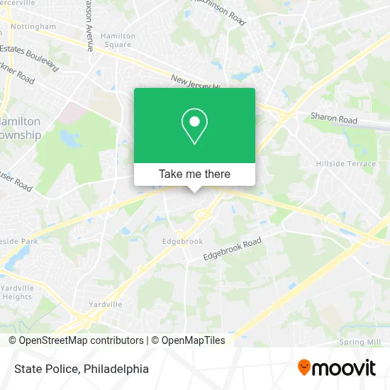 State Police map