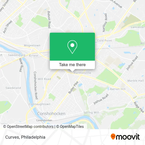 Curves map