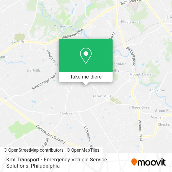 Kml Transport - Emergency Vehicle Service Solutions map