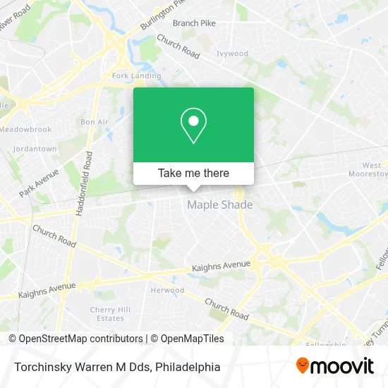 Torchinsky Warren M Dds map