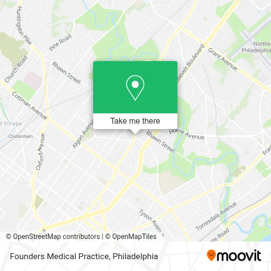 Founders Medical Practice map