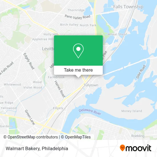 Walmart Bakery map