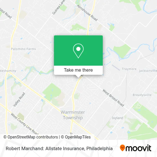 Robert Marchand: Allstate Insurance map