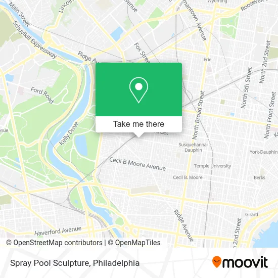 Spray Pool Sculpture map