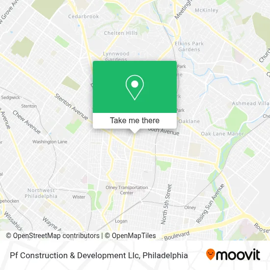 Pf Construction & Development Llc map