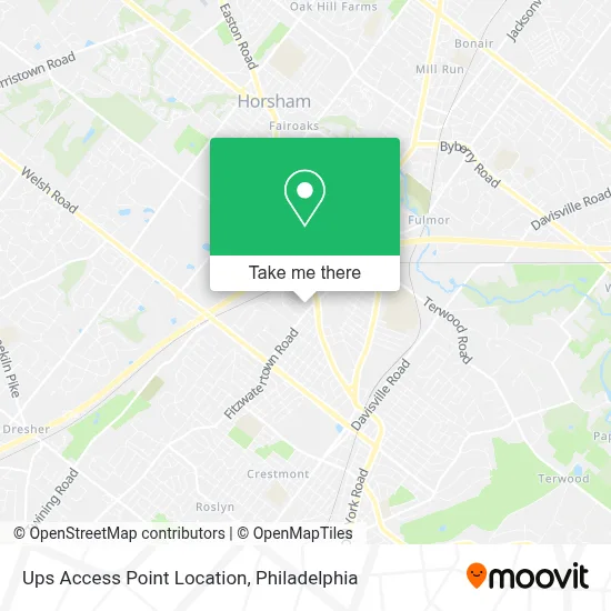 Ups Access Point Location map