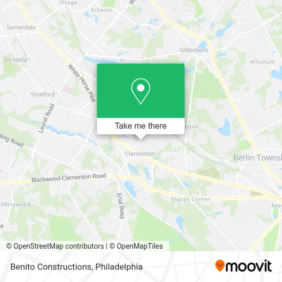 Benito Constructions map