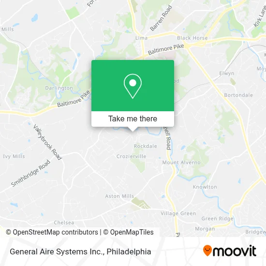 General Aire Systems Inc. map