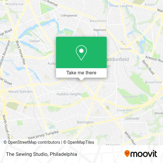 The Sewing Studio map