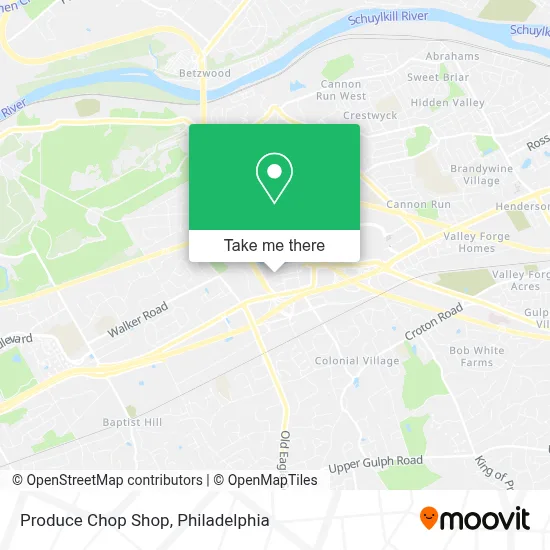 Produce Chop Shop map