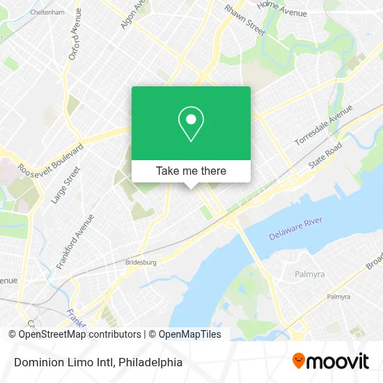 Dominion Limo Intl map