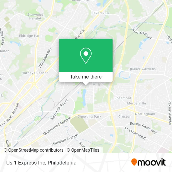Us 1 Express Inc map