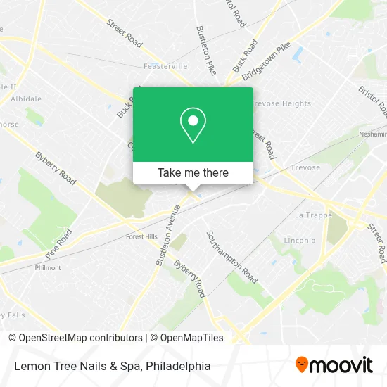 Lemon Tree Nails & Spa map