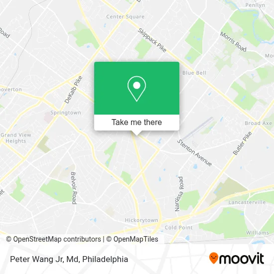 Peter Wang Jr, Md map