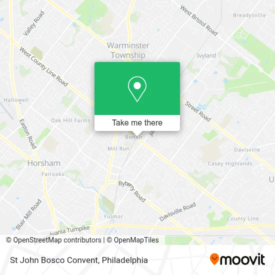 St John Bosco Convent map