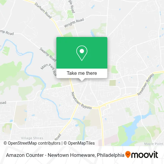 Amazon Counter - Newtown Homeware map