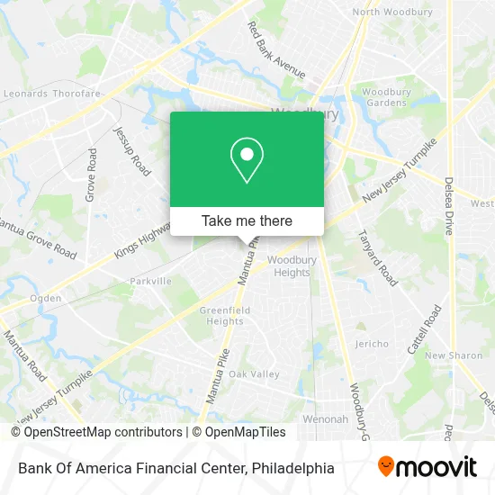 Bank Of America Financial Center map