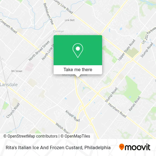 Rita's Italian Ice And Frozen Custard map