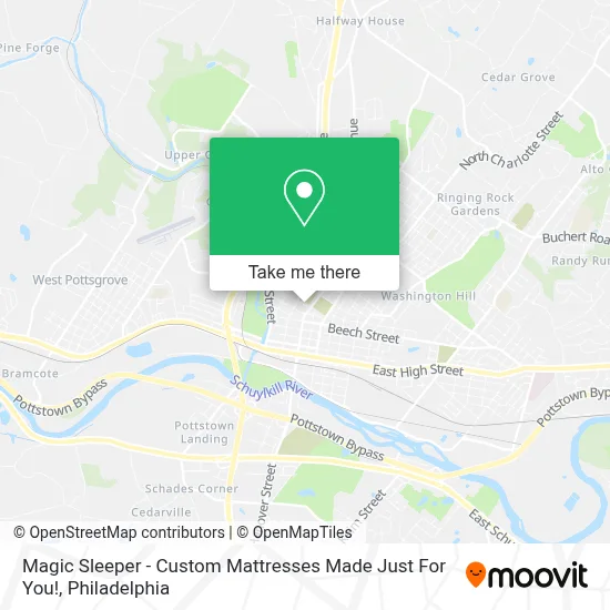 Magic Sleeper - Custom Mattresses Made Just For You! map