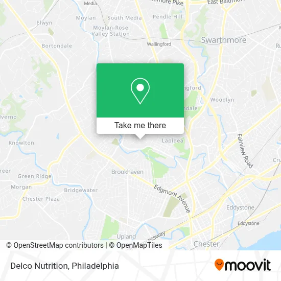 Delco Nutrition map