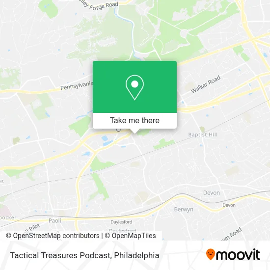 Tactical Treasures Podcast map