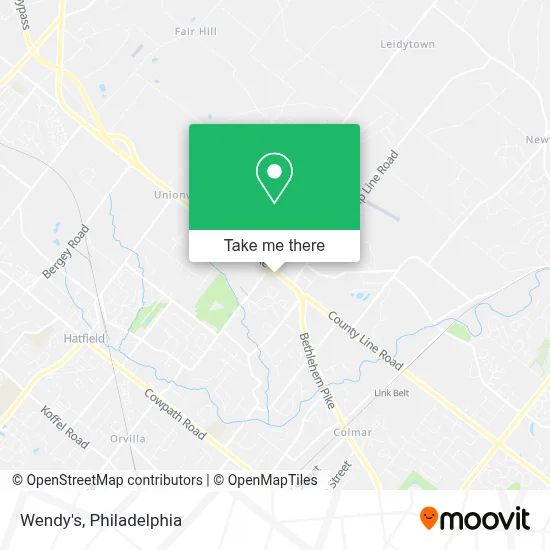 Wendy's map