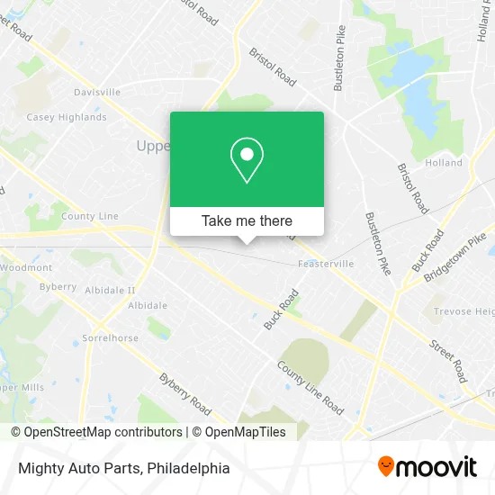Mighty Auto Parts map
