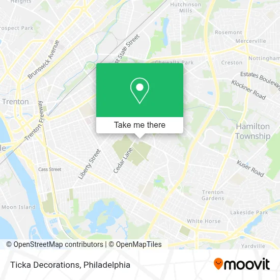 Ticka Decorations map