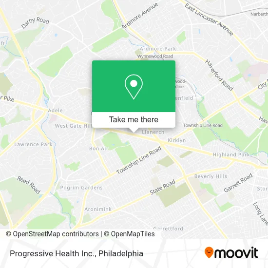 Progressive Health Inc. map