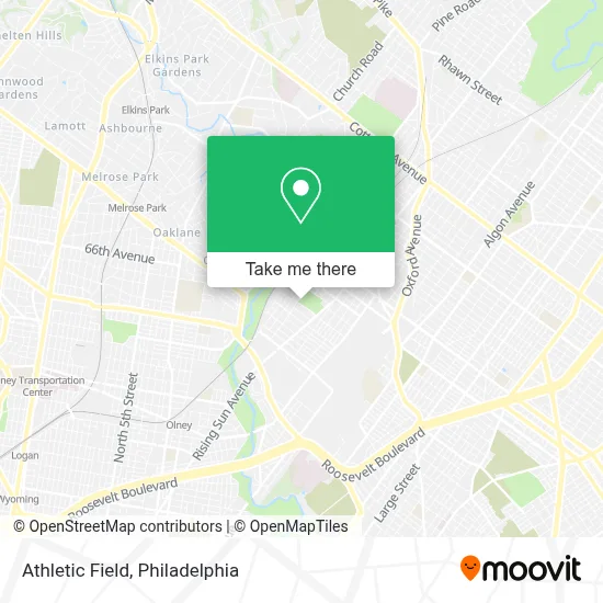 Athletic Field map