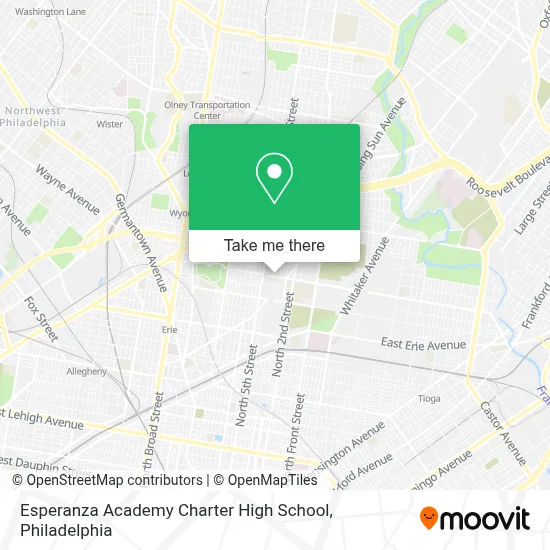 Esperanza Academy Charter High School map
