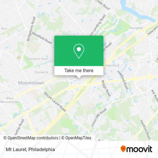 Mt Laurel map
