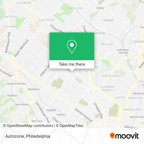 Autozone map