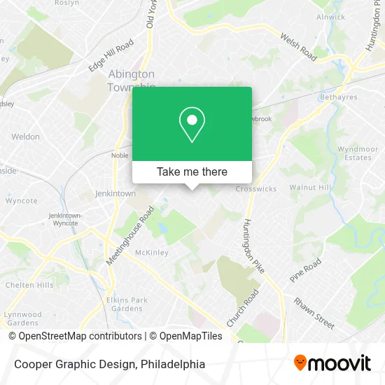 Cooper Graphic Design map