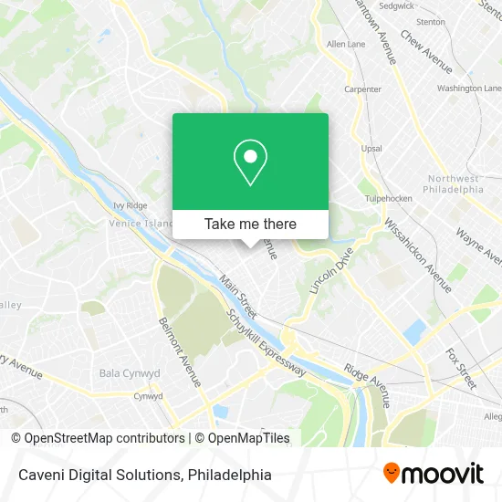 Caveni Digital Solutions map