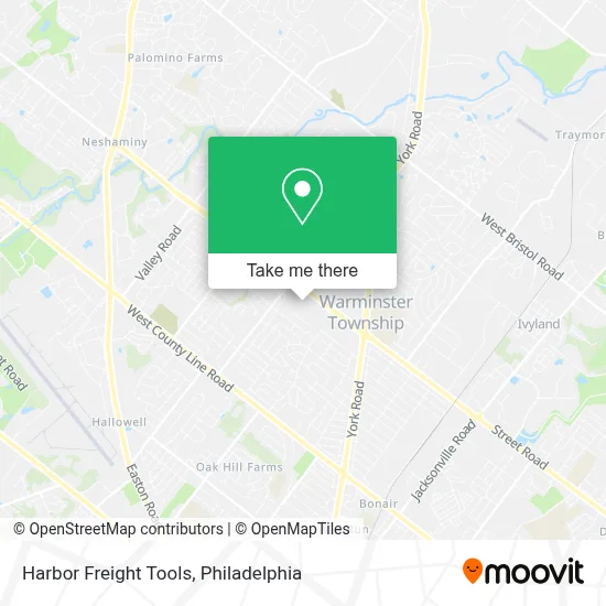 Harbor Freight Tools map