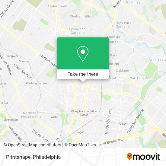 Printshape map