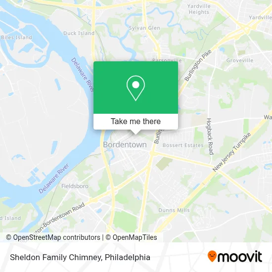 Sheldon Family Chimney map