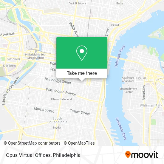 Opus Virtual Offices map