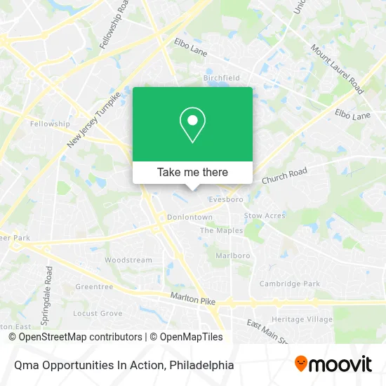Qma Opportunities In Action map